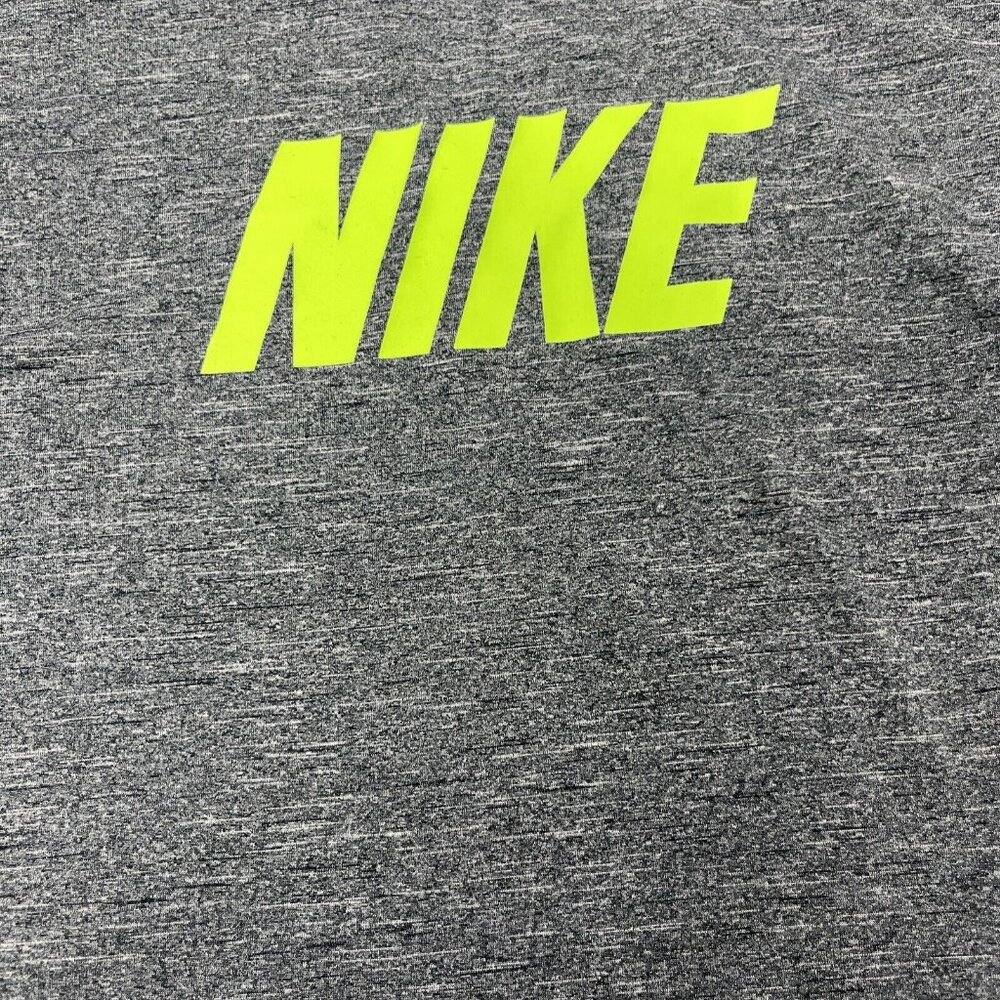 NIKE Nike Swim Neon Logo Heather Short Sleeve Hydroguard Water Shirt XXL - Picture 4 of 5